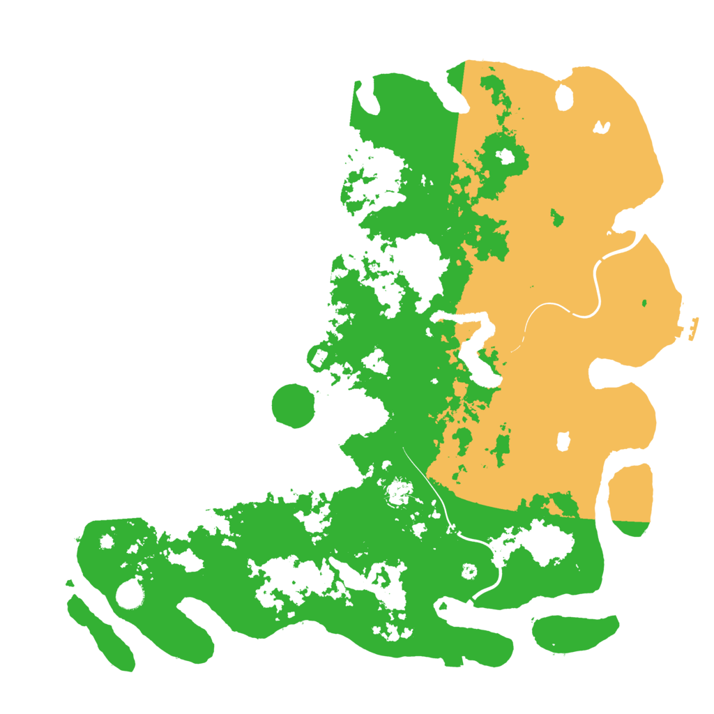 Biome Rust Map: Procedural Map, Size: 4500, Seed: 56860779