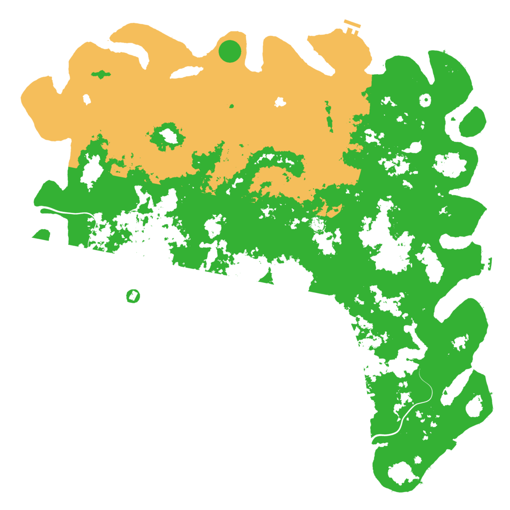 Biome Rust Map: Procedural Map, Size: 6000, Seed: 220168174