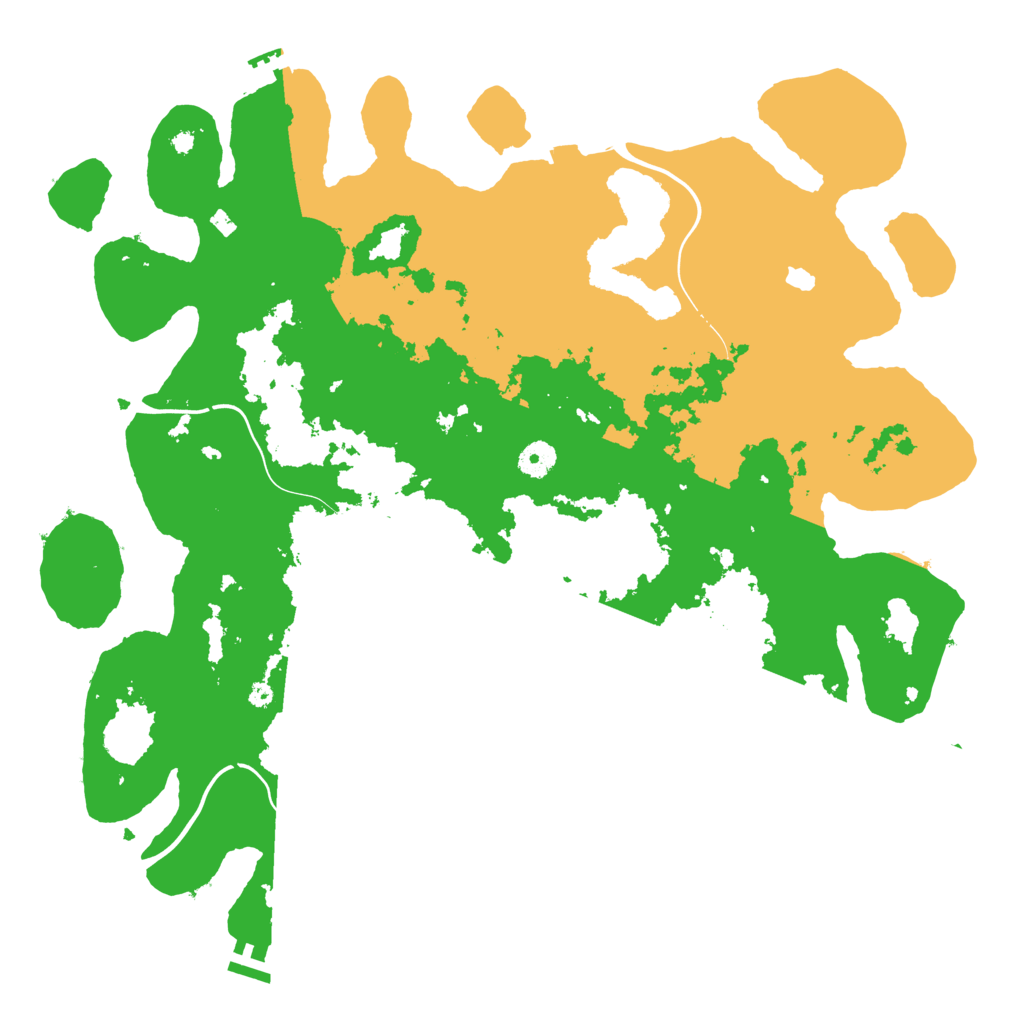 Biome Rust Map: Procedural Map, Size: 4250, Seed: 1942674005