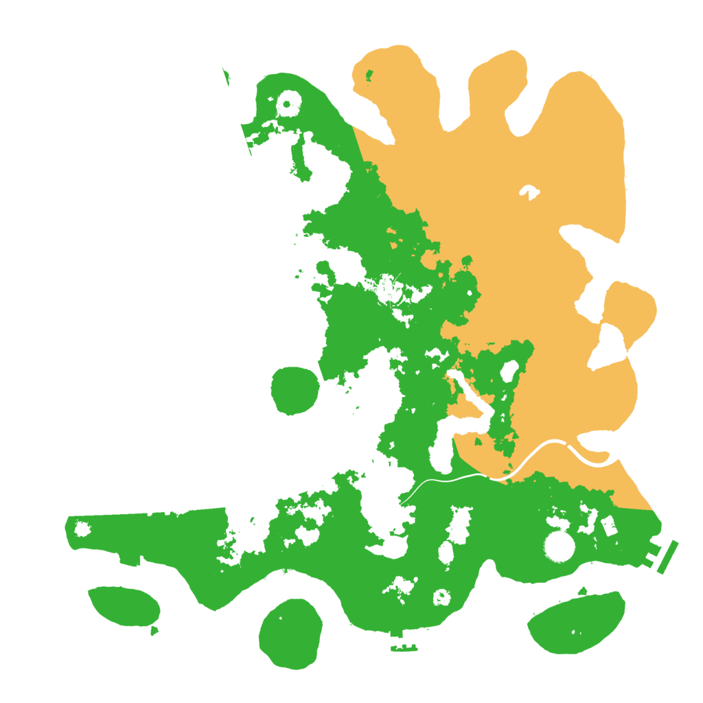 Biome Rust Map: Procedural Map, Size: 4000, Seed: 51852