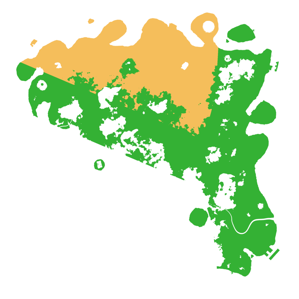 Biome Rust Map: Procedural Map, Size: 4500, Seed: 1092521314