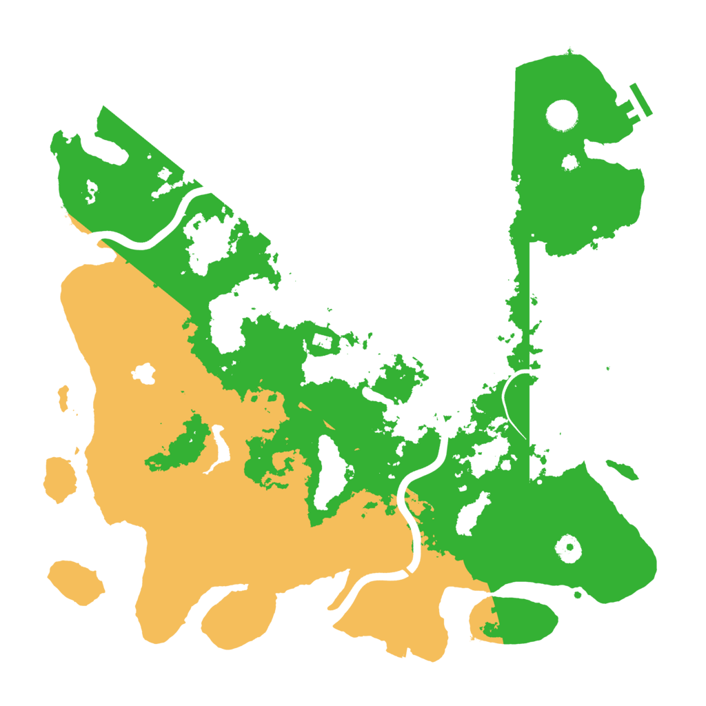Biome Rust Map: Procedural Map, Size: 4000, Seed: 1501433804