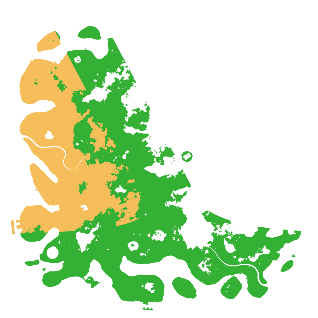 Biome Rust Map: Procedural Map, Size: 4750, Seed: 954321698