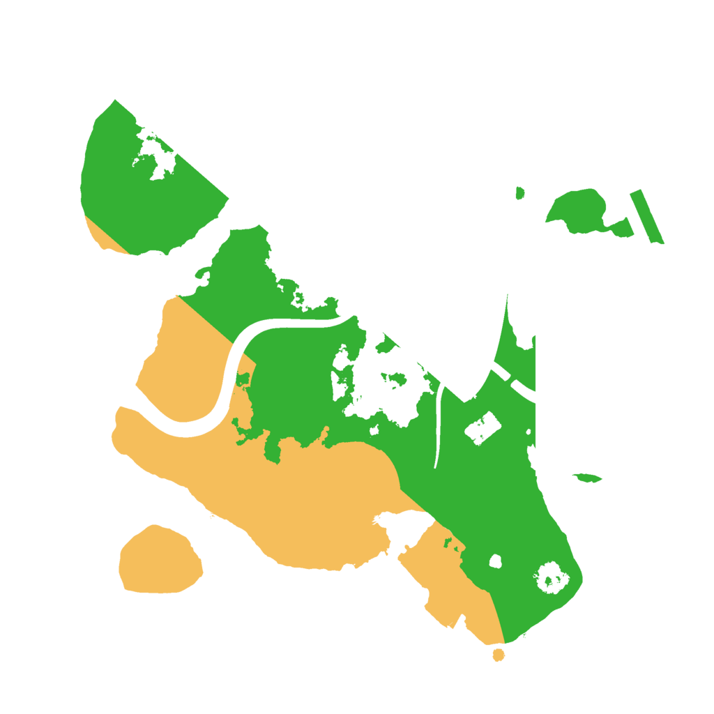 Biome Rust Map: Procedural Map, Size: 2303, Seed: 685271928