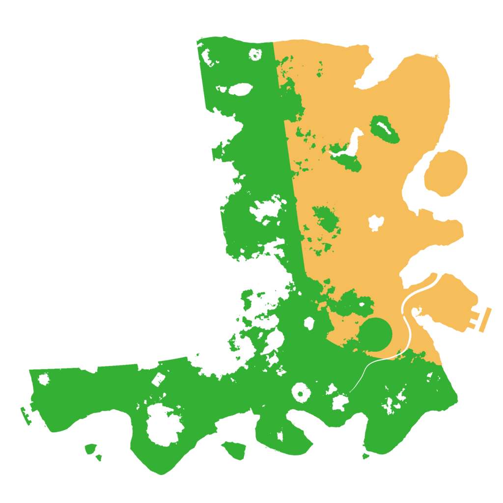 Biome Rust Map: Procedural Map, Size: 4000, Seed: 20160216