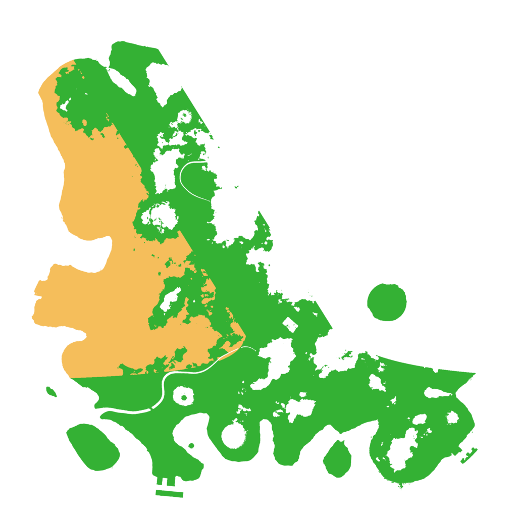 Biome Rust Map: Procedural Map, Size: 3800, Seed: 852396