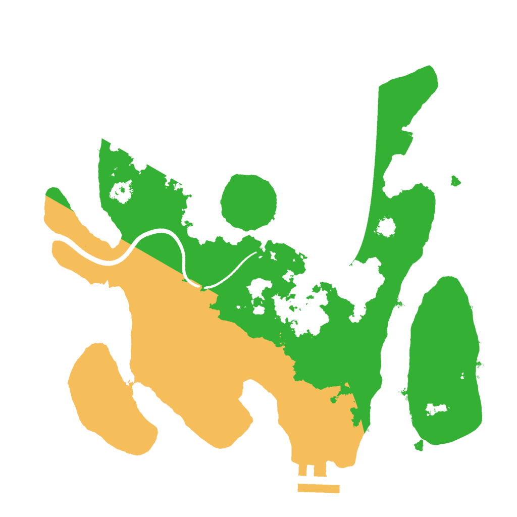 Biome Rust Map: Procedural Map, Size: 2500, Seed: 14022021