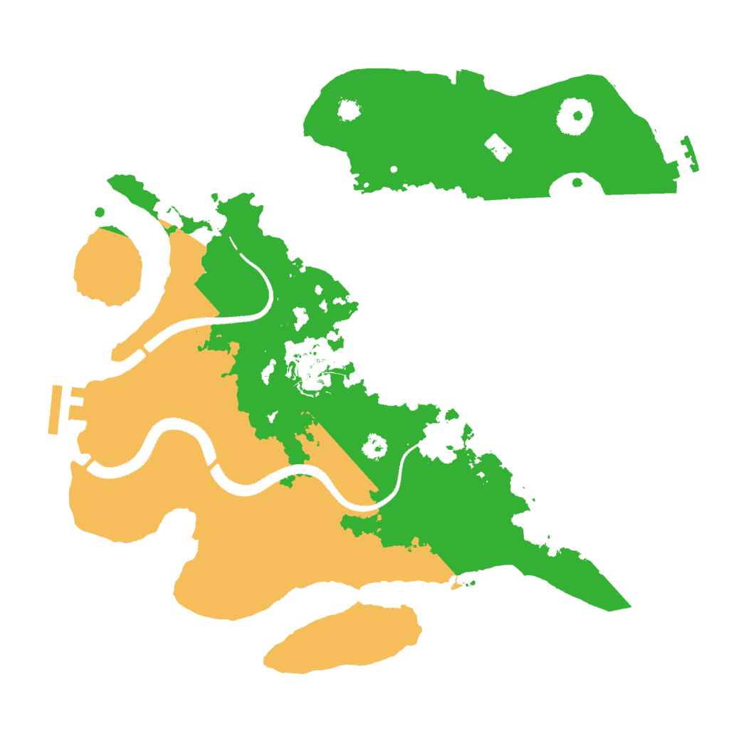 Biome Rust Map: Procedural Map, Size: 3000, Seed: 360745943