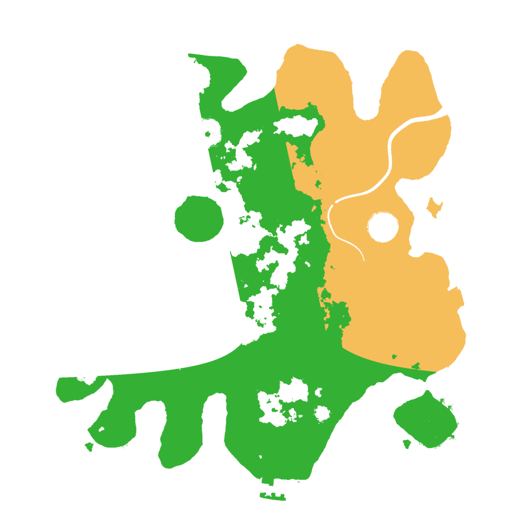 Biome Rust Map: Procedural Map, Size: 3000, Seed: 6498456