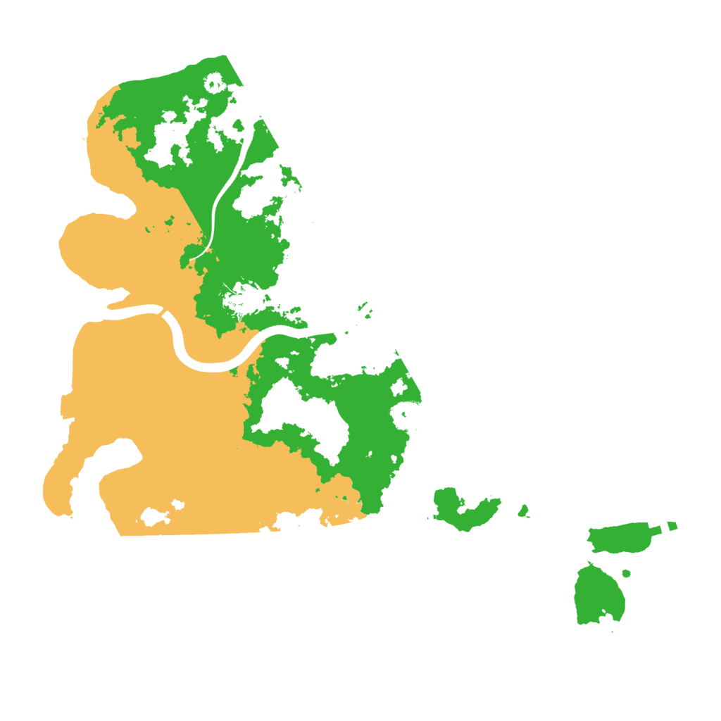 Biome Rust Map: Procedural Map, Size: 3500, Seed: 602906108