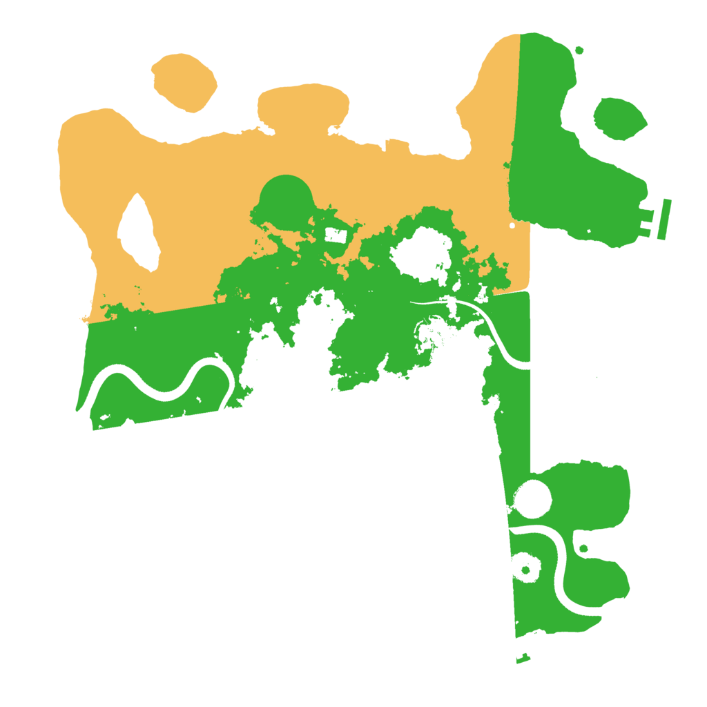 Biome Rust Map: Procedural Map, Size: 3500, Seed: 426523503