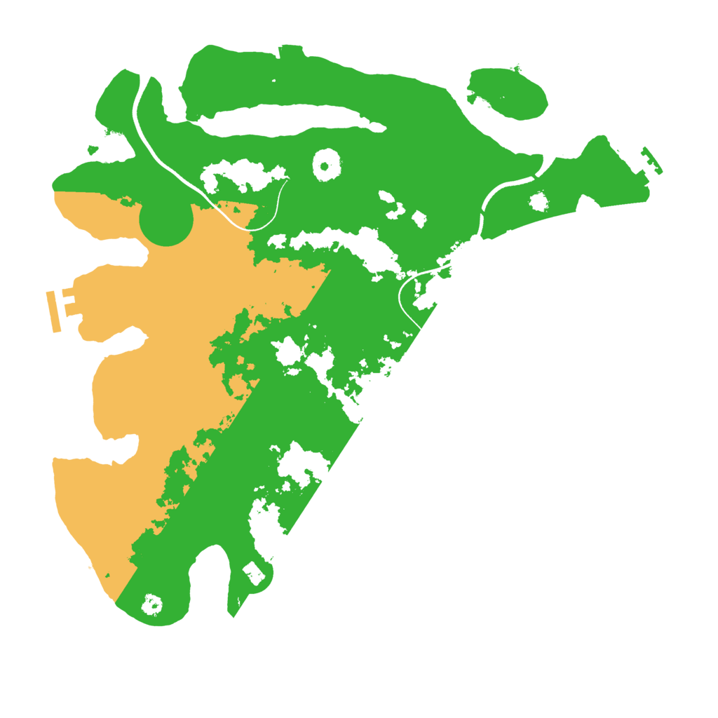 Biome Rust Map: Procedural Map, Size: 3500, Seed: 1929314260