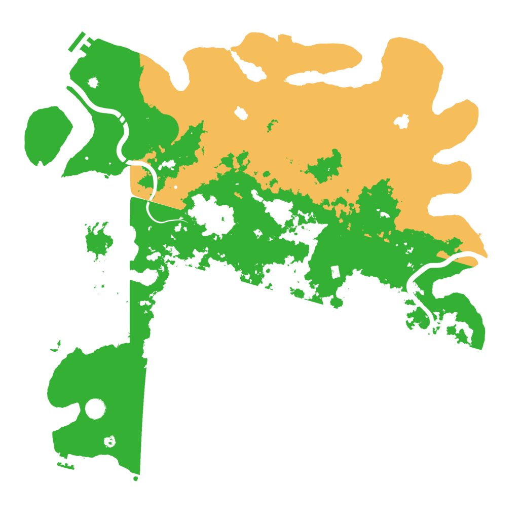 Biome Rust Map: Procedural Map, Size: 4500, Seed: 407587528