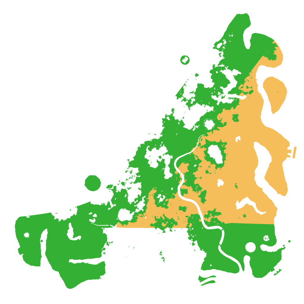Biome Rust Map: Procedural Map, Size: 5250, Seed: 82715851