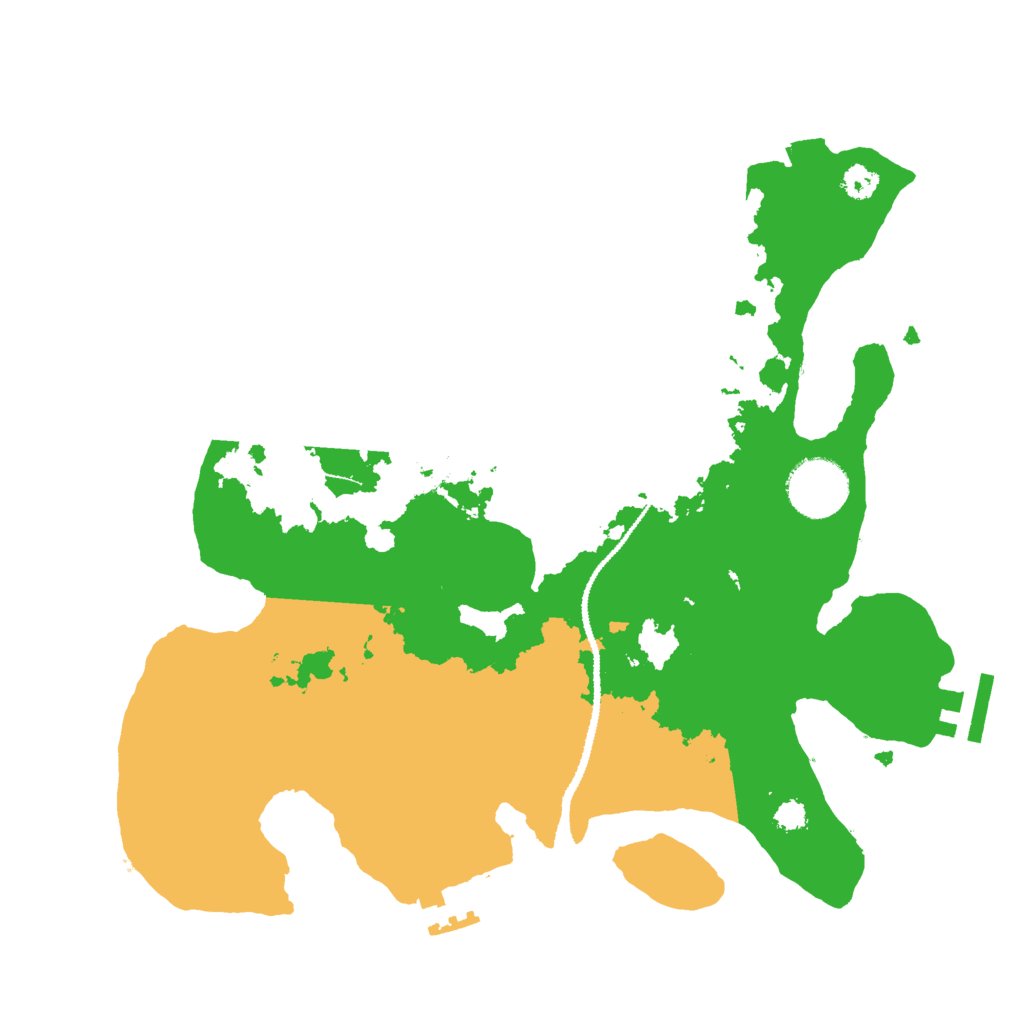 Biome Rust Map: Procedural Map, Size: 3000, Seed: 39198