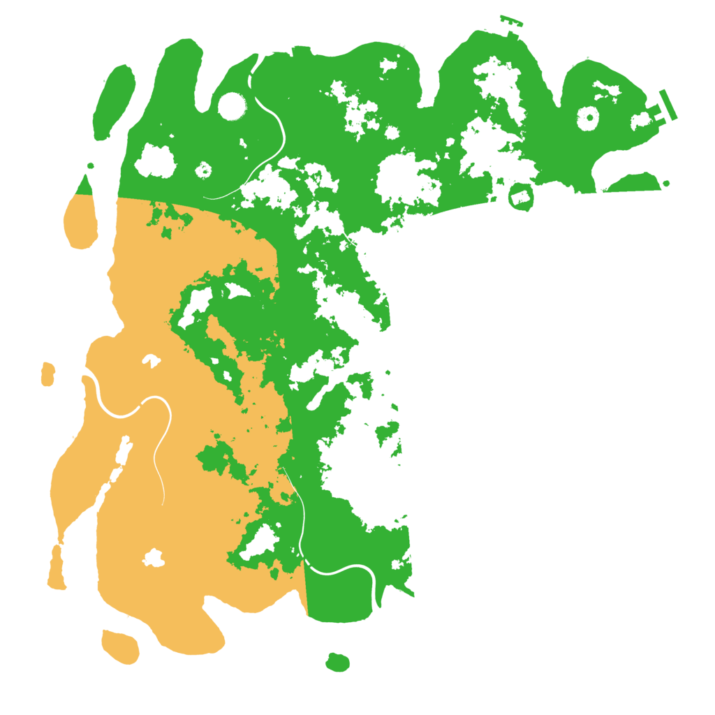 Biome Rust Map: Procedural Map, Size: 4500, Seed: 45378862