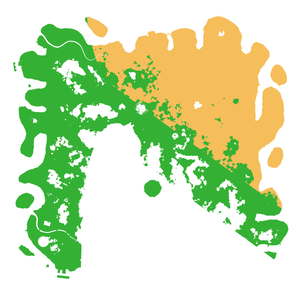 Biome Rust Map: Procedural Map, Size: 5000, Seed: 1759493318