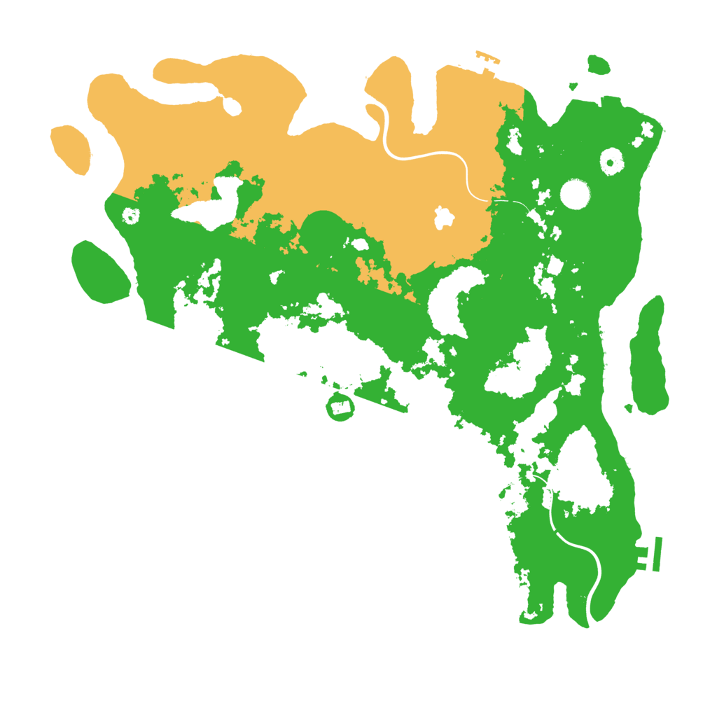 Biome Rust Map: Procedural Map, Size: 4200, Seed: 1212