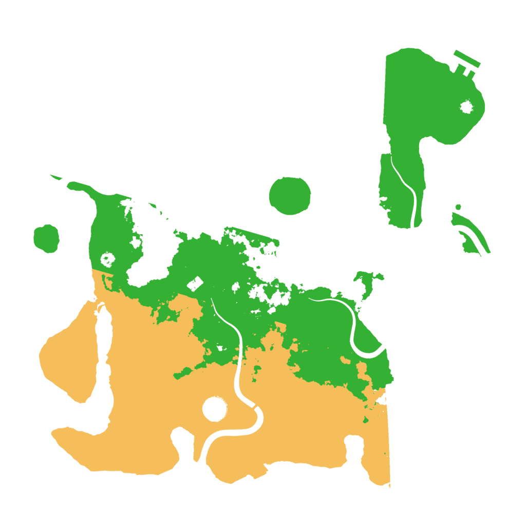 Biome Rust Map: Procedural Map, Size: 3750, Seed: 8673