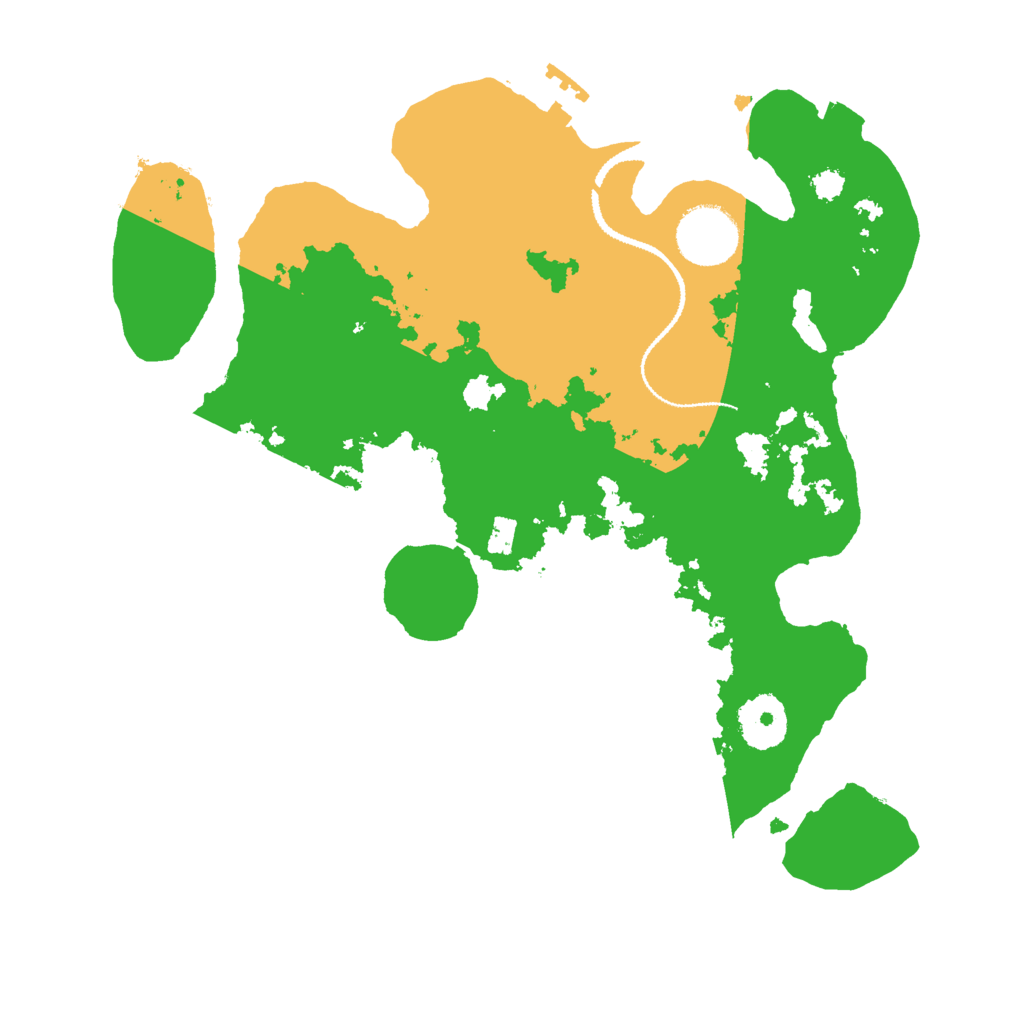 Biome Rust Map: Procedural Map, Size: 3000, Seed: 2965374