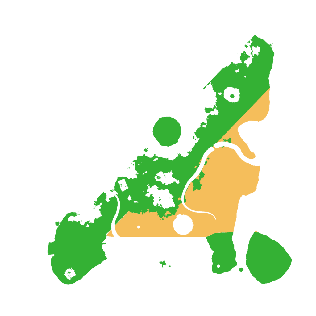 Biome Rust Map: Procedural Map, Size: 3000, Seed: 46574