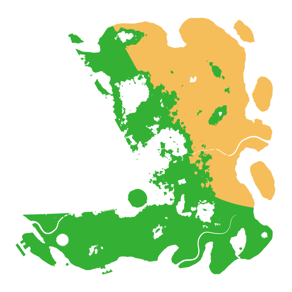Biome Rust Map: Procedural Map, Size: 4250, Seed: 605664128
