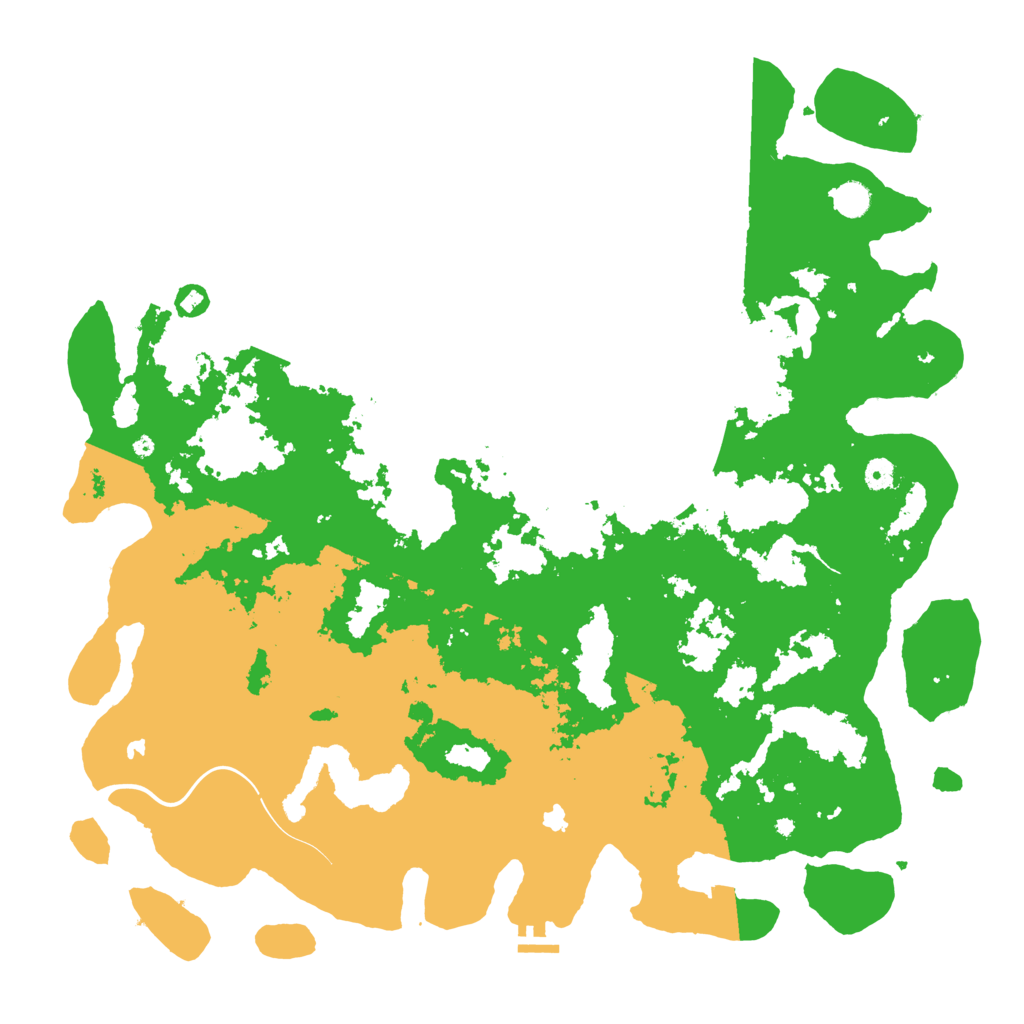 Biome Rust Map: Procedural Map, Size: 5000, Seed: 821909630