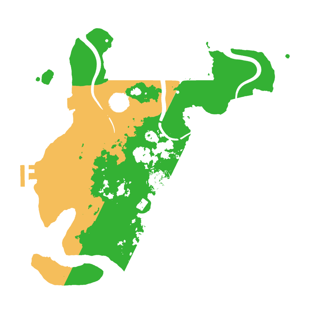 Biome Rust Map: Procedural Map, Size: 3000, Seed: 1879800801