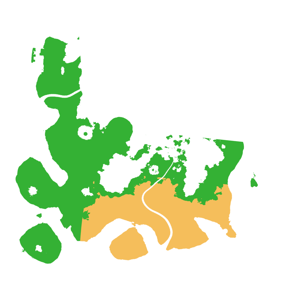 Biome Rust Map: Procedural Map, Size: 3000, Seed: 1220070996