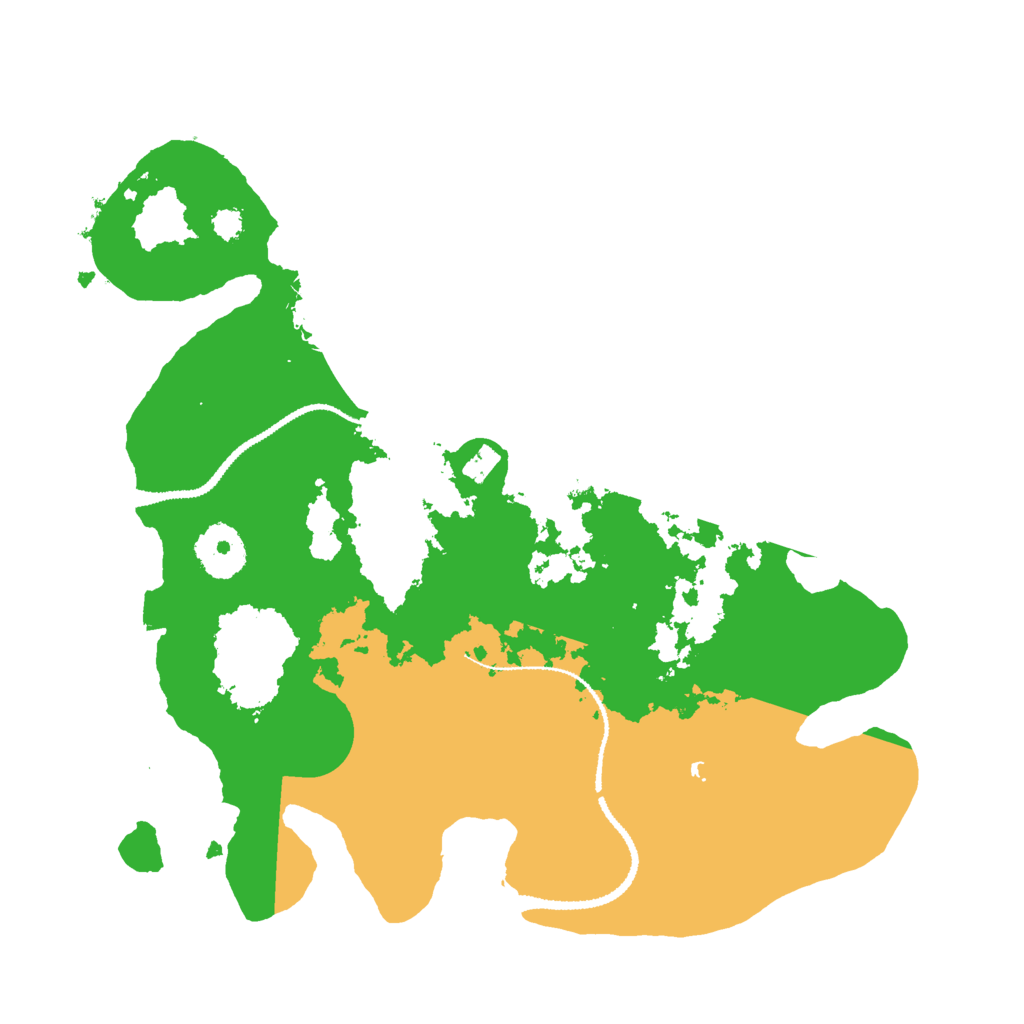 Biome Rust Map: Procedural Map, Size: 3000, Seed: 1314087219