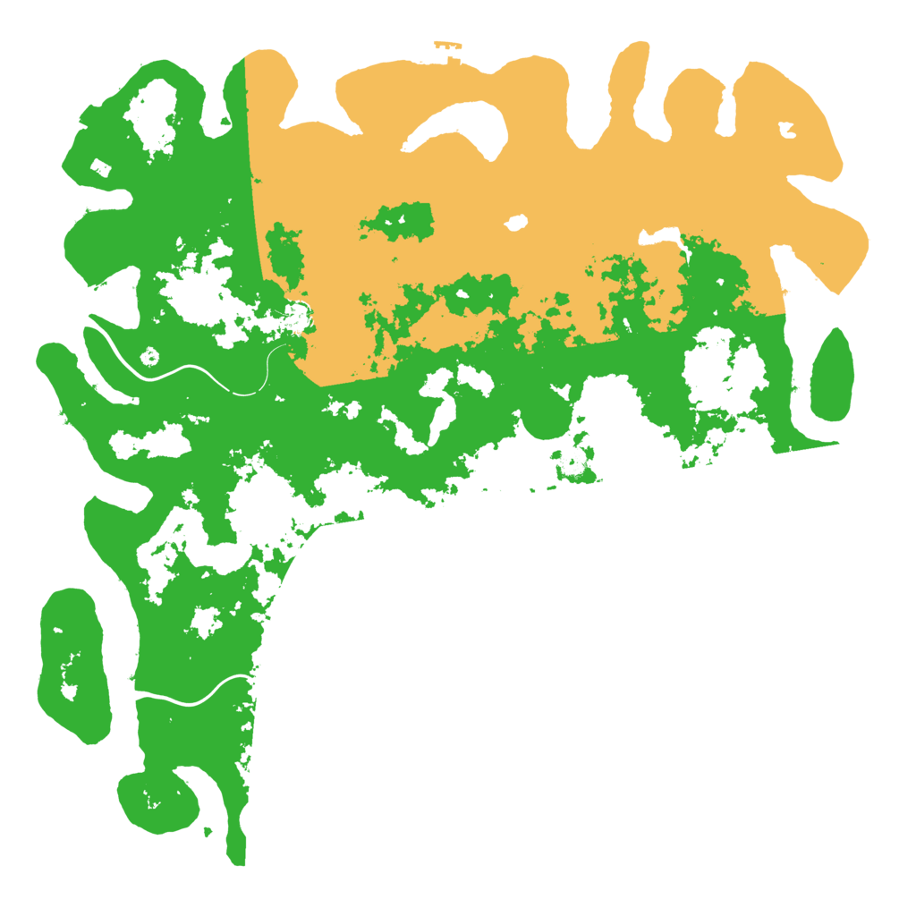 Biome Rust Map: Procedural Map, Size: 5000, Seed: 486951323