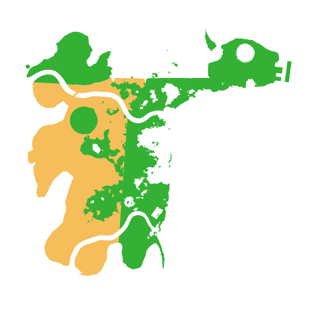Biome Rust Map: Procedural Map, Size: 3000, Seed: 1590796426