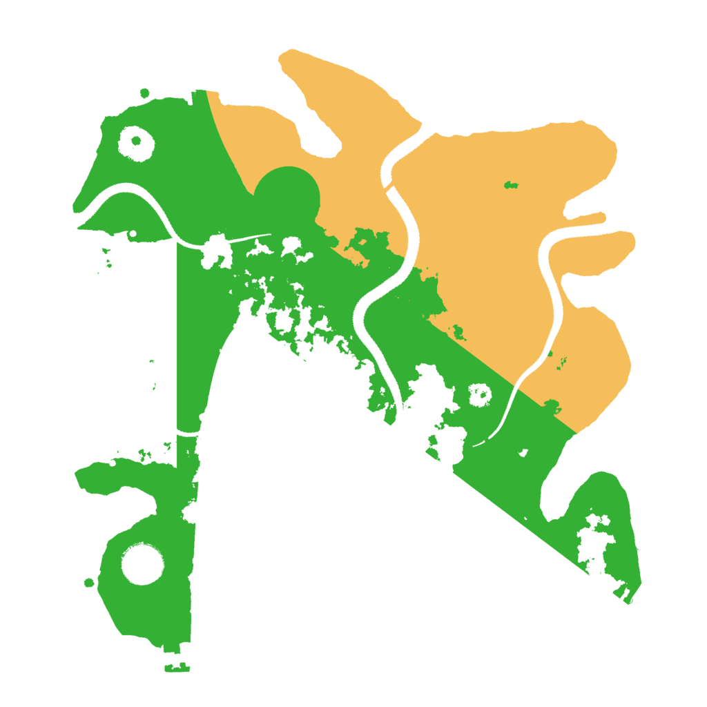 Biome Rust Map: Procedural Map, Size: 3000, Seed: 87964