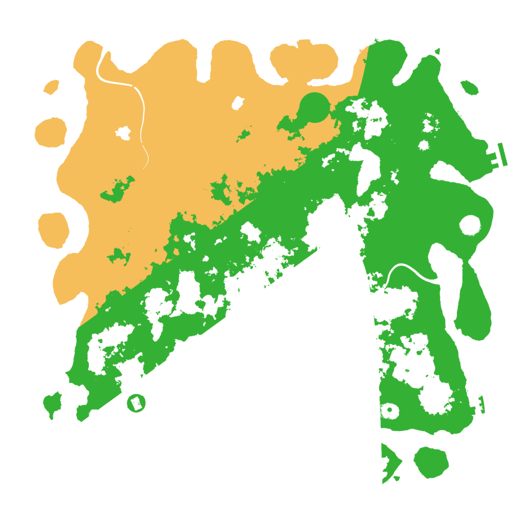 Biome Rust Map: Procedural Map, Size: 4500, Seed: 1045991890