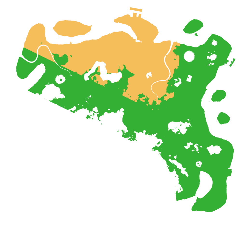 Biome Rust Map: Procedural Map, Size: 4050, Seed: 1661977527