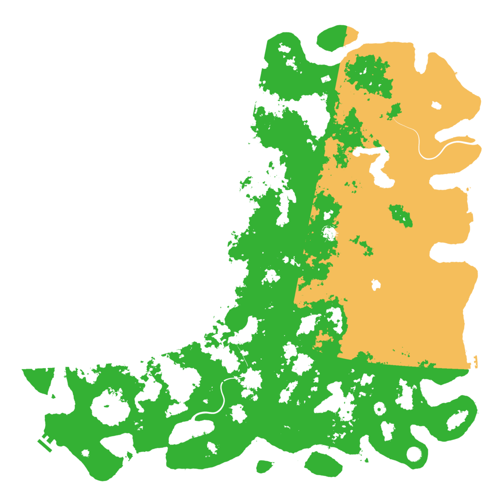 Biome Rust Map: Procedural Map, Size: 6000, Seed: 25024