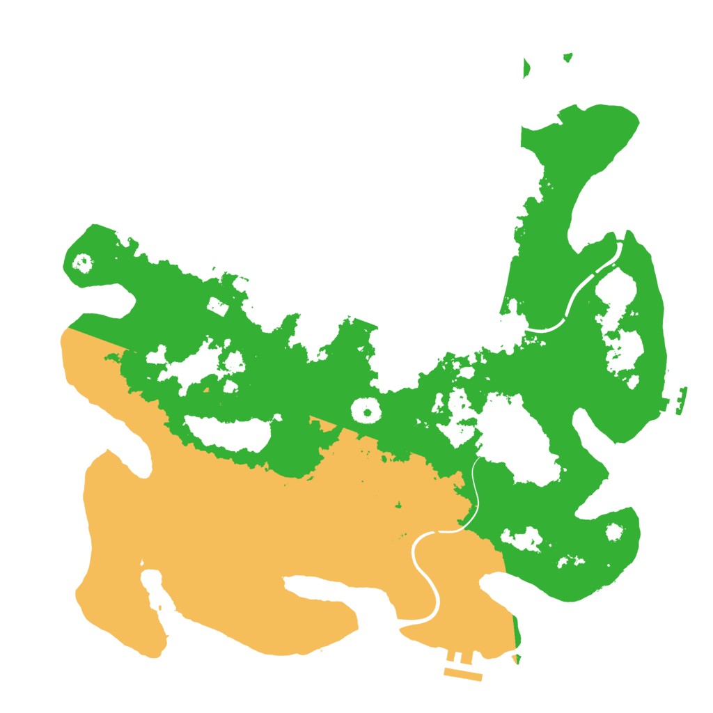 Biome Rust Map: Procedural Map, Size: 3750, Seed: 1759266426