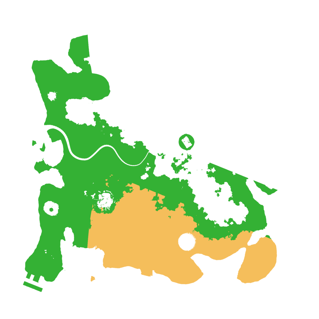 Biome Rust Map: Procedural Map, Size: 3250, Seed: 145698