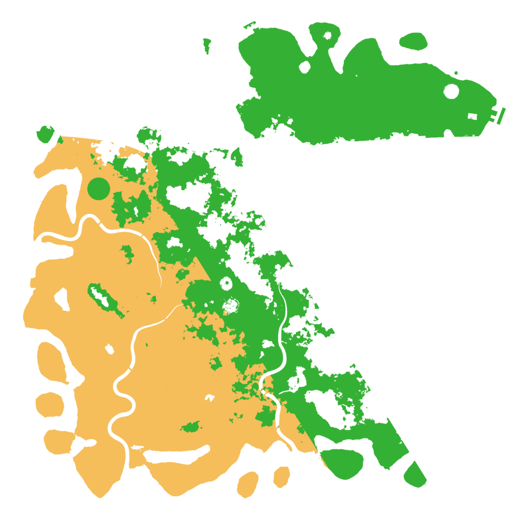 Biome Rust Map: Procedural Map, Size: 6000, Seed: 271112974