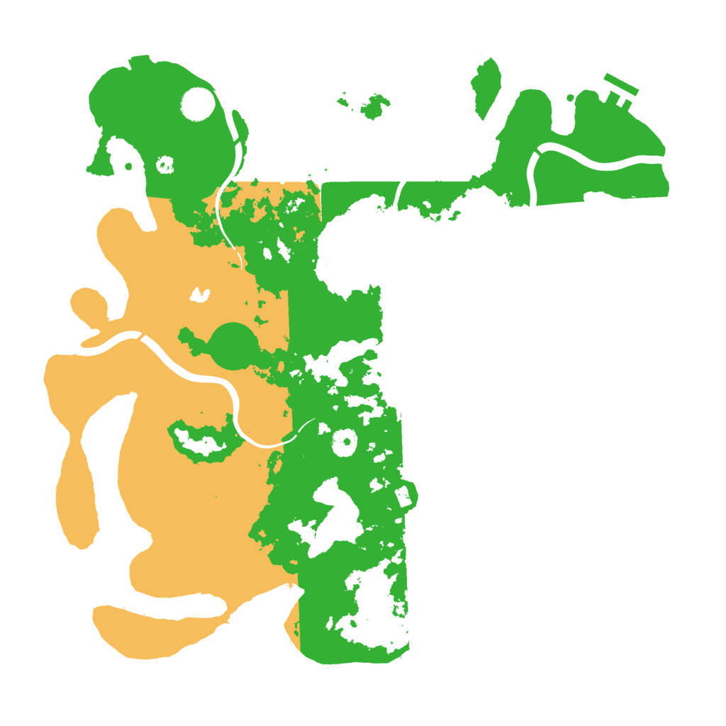 Biome Rust Map: Procedural Map, Size: 4000, Seed: 829066876