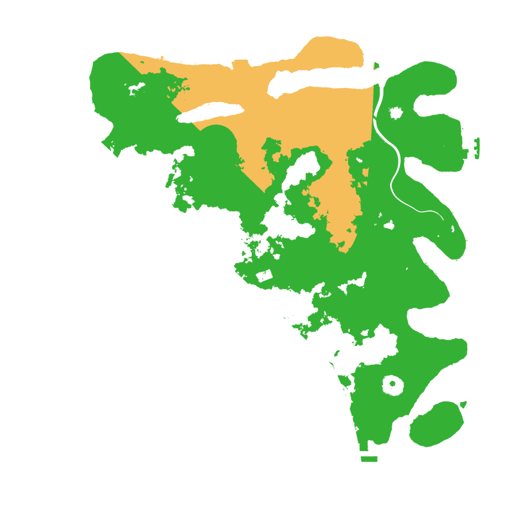 Biome Rust Map: Procedural Map, Size: 3650, Seed: 399821720