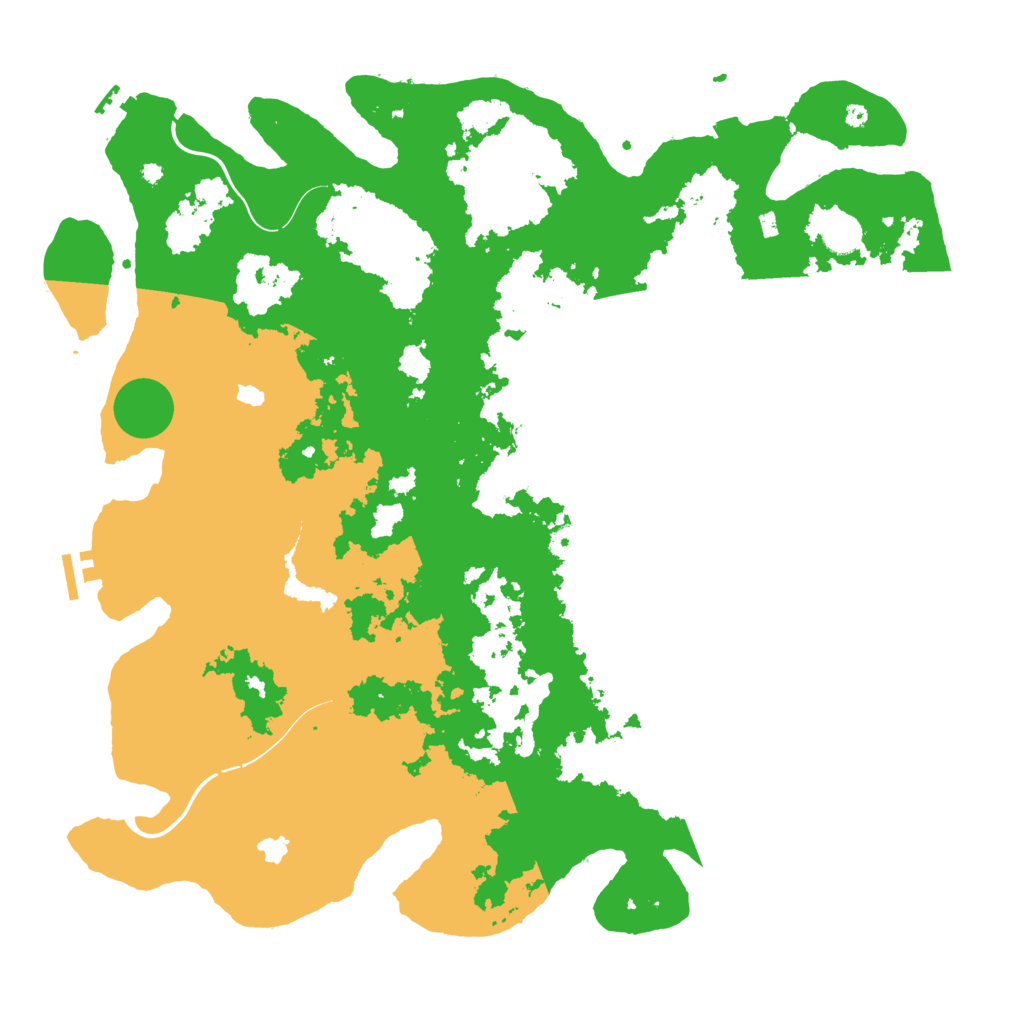Biome Rust Map: Procedural Map, Size: 4500, Seed: 354564897