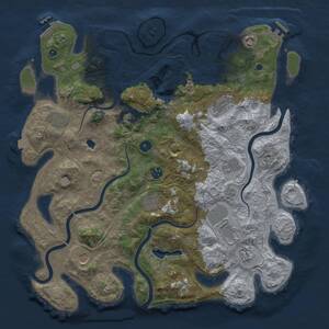 Thumbnail Rust Map: Procedural Map, Size: 4250, Seed: 759180780, 17 Monuments