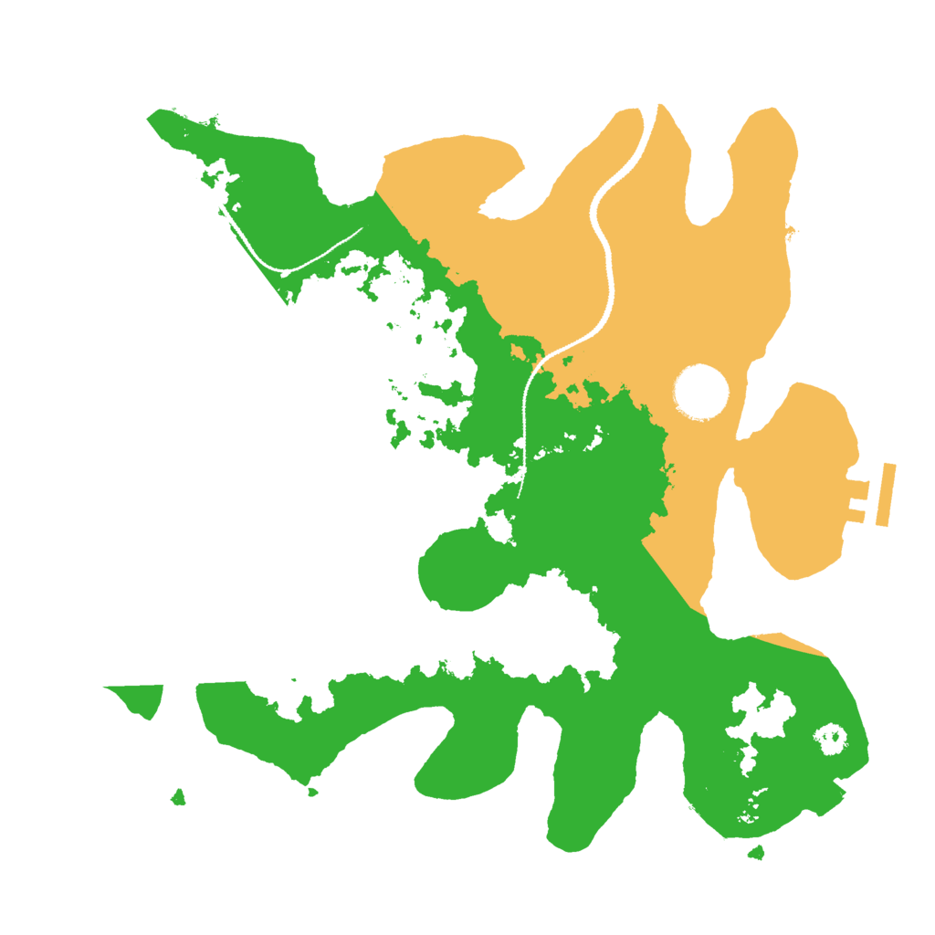 Biome Rust Map: Procedural Map, Size: 3000, Seed: 1288971876