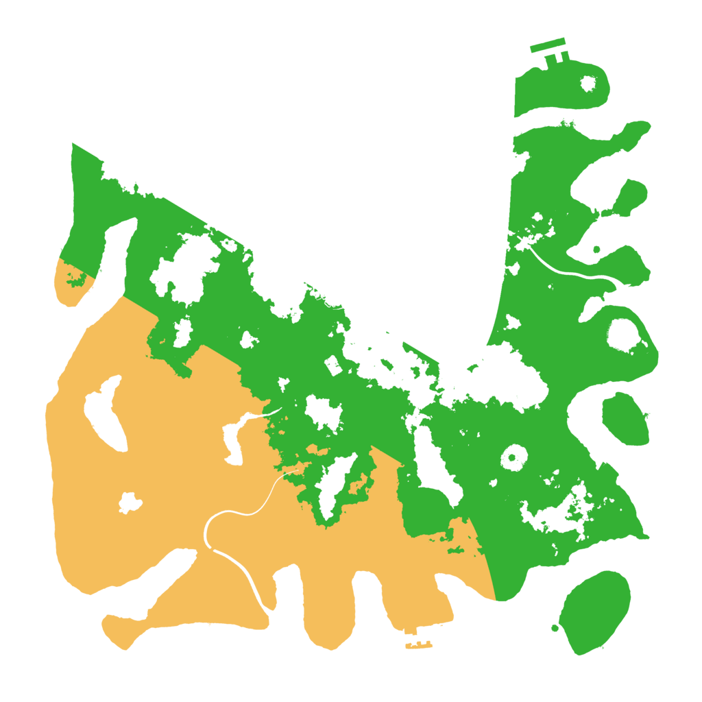 Biome Rust Map: Procedural Map, Size: 4000, Seed: 108154711