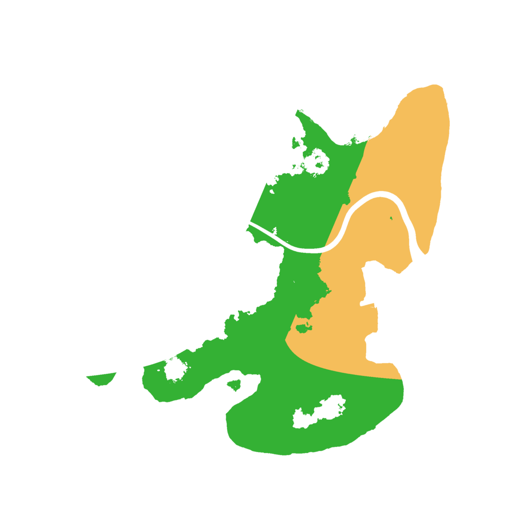 Biome Rust Map: Procedural Map, Size: 2100, Seed: 866166276