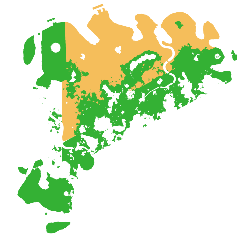 Biome Rust Map: Procedural Map, Size: 4500, Seed: 225175415