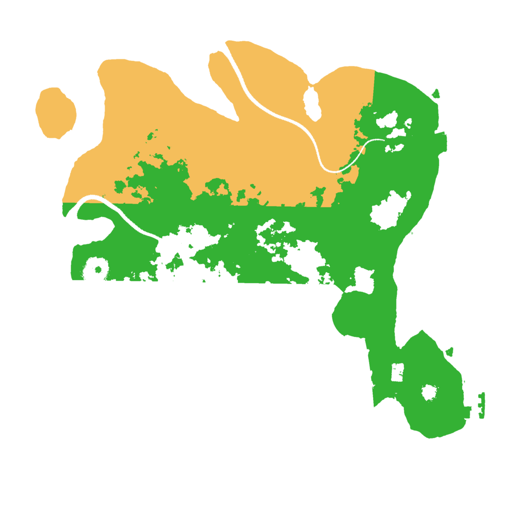 Biome Rust Map: Procedural Map, Size: 3000, Seed: 1881257803