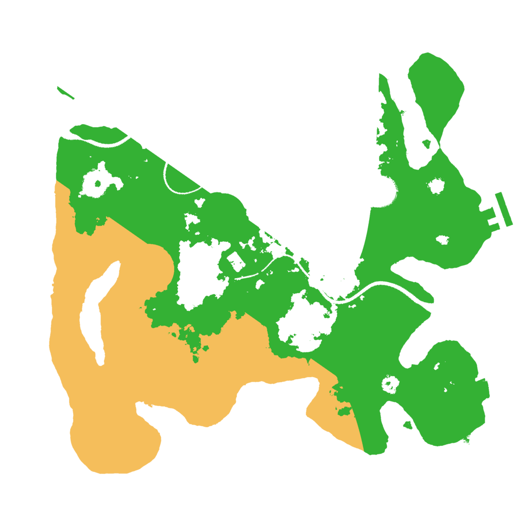 Biome Rust Map: Procedural Map, Size: 3000, Seed: 1088256837