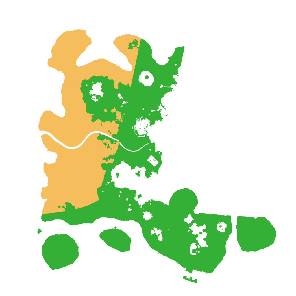 Biome Rust Map: Procedural Map, Size: 3000, Seed: 296830327